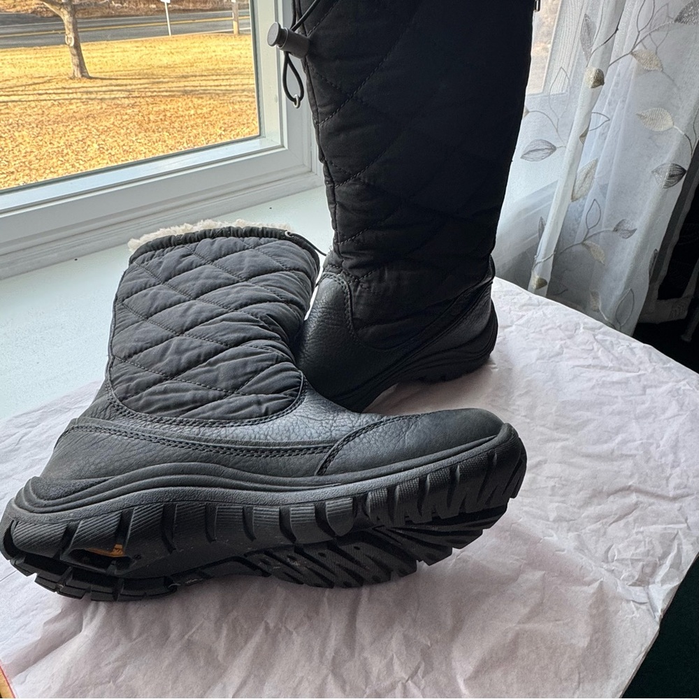 UGG Black Quilted Winter Boots